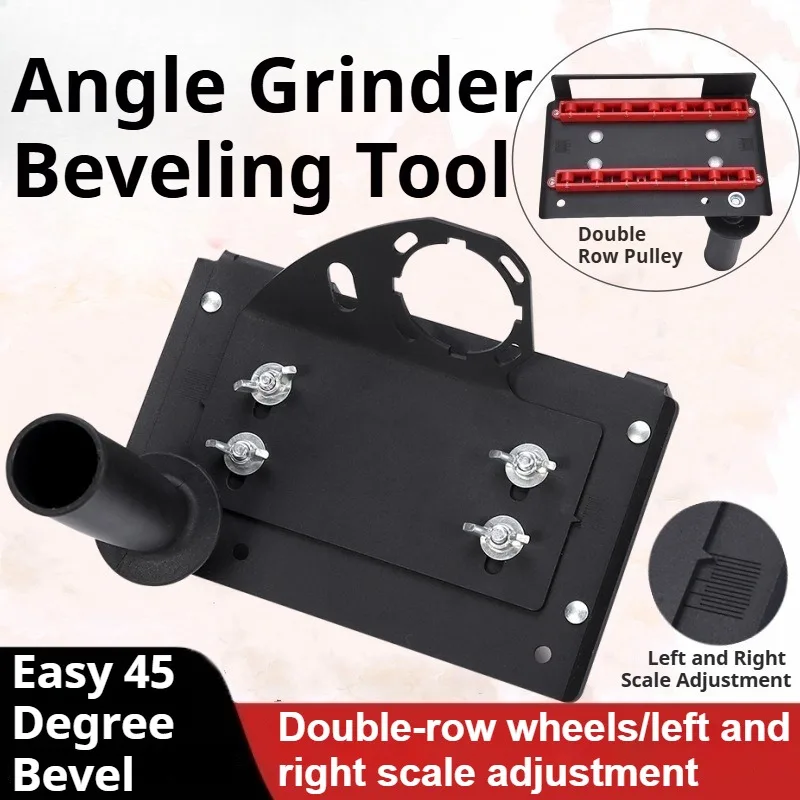 

Professional Angle Grinder Chamfering Tool 45 Degree Tile Beveling Guide Bracket Adjustable Edge Ceramic Tile Electric Trimmer