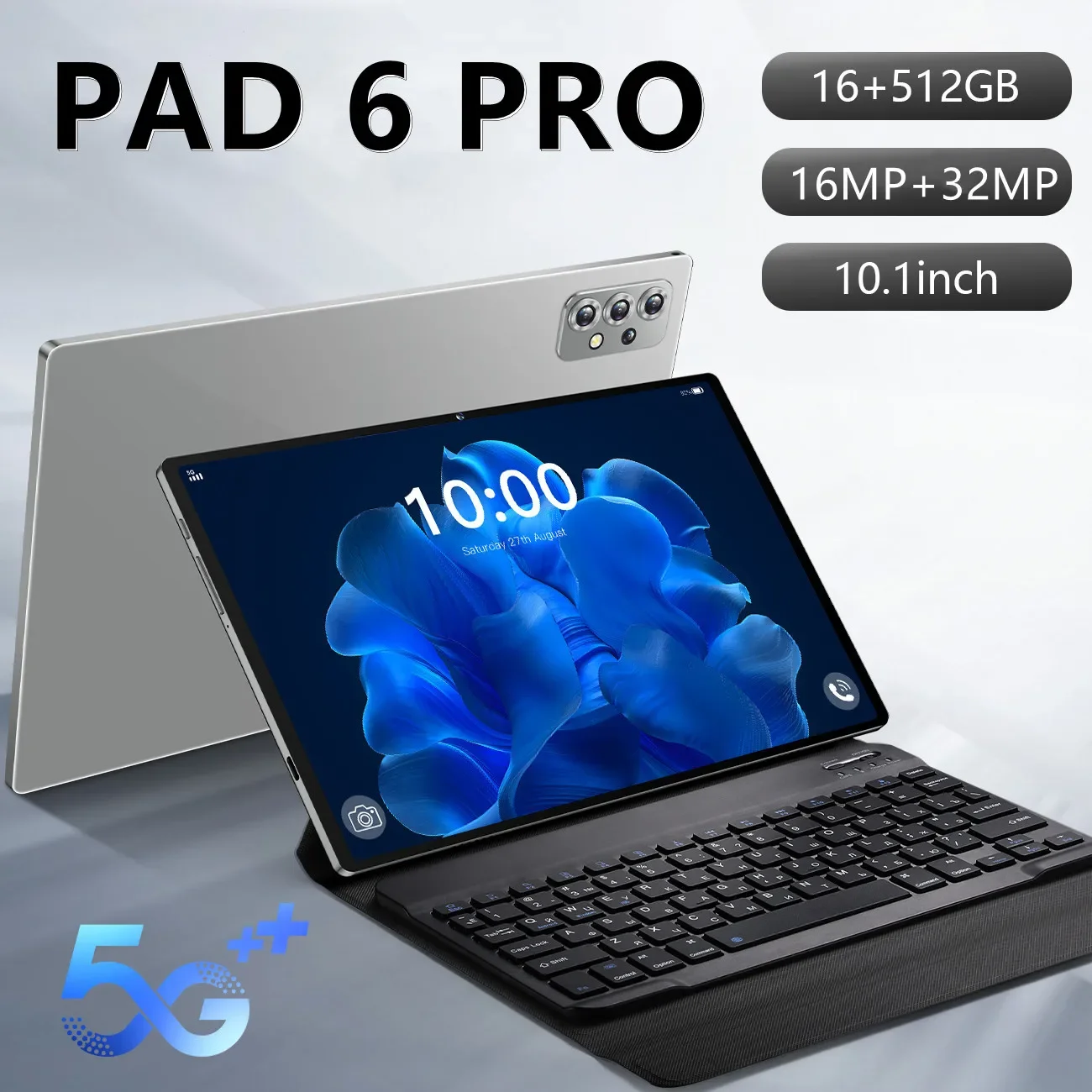 Globale Versie Nieuwe Pad 6 Pro Tablet Android13 10.1 Inch 16Gb 512Gb 5G Dual Sim Telefoongesprek Gps Bluetooth Wifi Google Tablet Pc