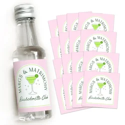 Margs and Matrimony Bachelorette Party Liquor Labels - Custom Bachelorette Party Favor, Margarita Bachelorette, Mexico Bachelore