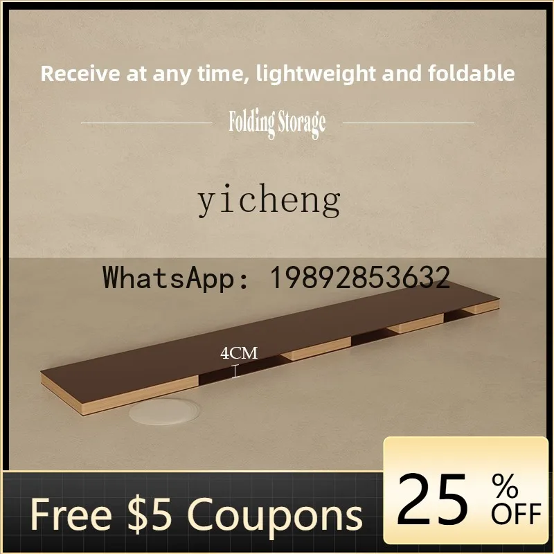 L2-5   partition wall multi-layer shelf foldable mobile bookshelf office background wall baffle