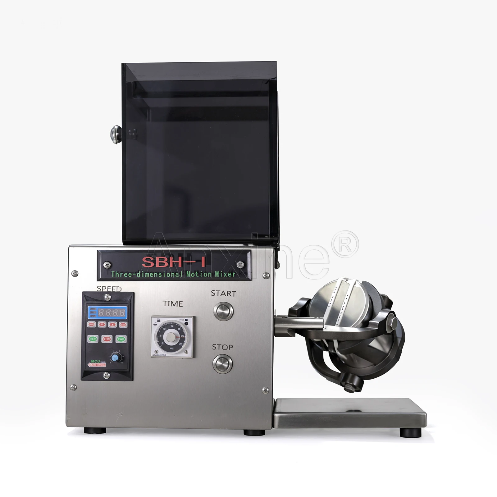 SBH-I Small 3D Blender Mixer 1L Rotating Drum Powder Mixer Machine 3D Motion Mixing Machine