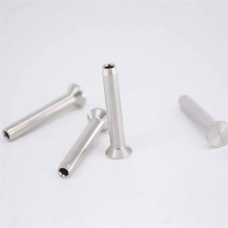 PA-24-Pack 316 Stainless Steel Hand Crimp Profiles for 1/8In Cable Railings, Deck Railings, Handrails, Wood and Metal