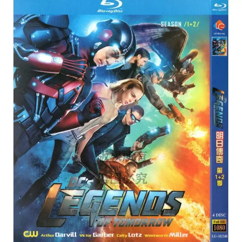 American Action Science Fiction TV Series Legends of Tomorrow Season 1-7 Blu-ray BD High Definition 15 Discs