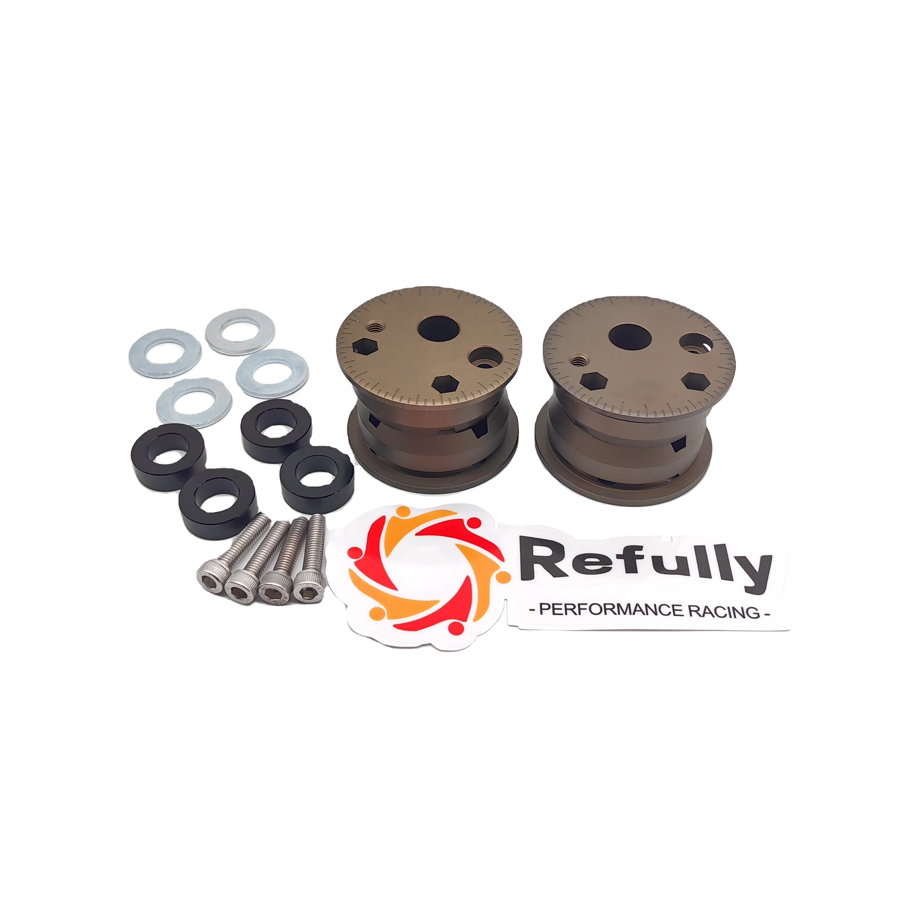 CNC Billet Aluminium Caster Adjusters For Porsche 986 And 987 Boxster/Cayman