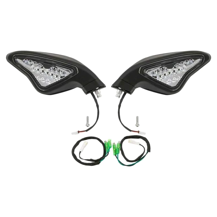 

Motorcycle Rearview Mirror with Turn Signal LED Mirror for Ducati 848 1098 1098S 1098R 1198 1198S 1198R