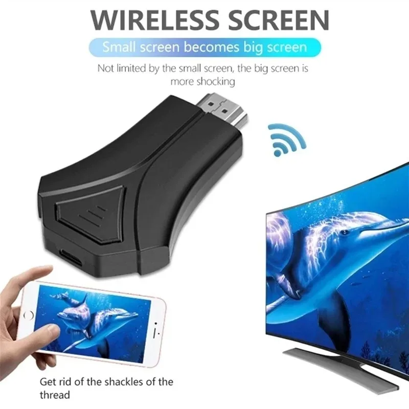 

K12 Mirascreen TV Stick Wi-Fi Дисплей Приемник Совместимый адаптер Stream Cast Зеркальный экран Airplay Miracast Airmirror