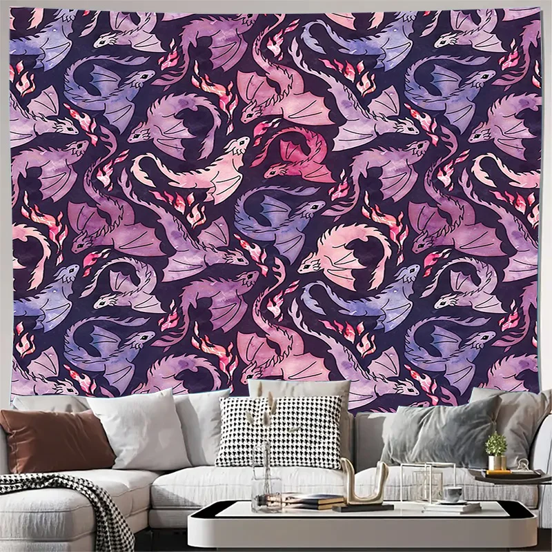 fantasia-dragao-tapecaria-parede-pendurado-gotico-anime-decoracao-mistica-floresta-mural-quarto-estetica-witchy-vibracoes-escuro-academia-celos