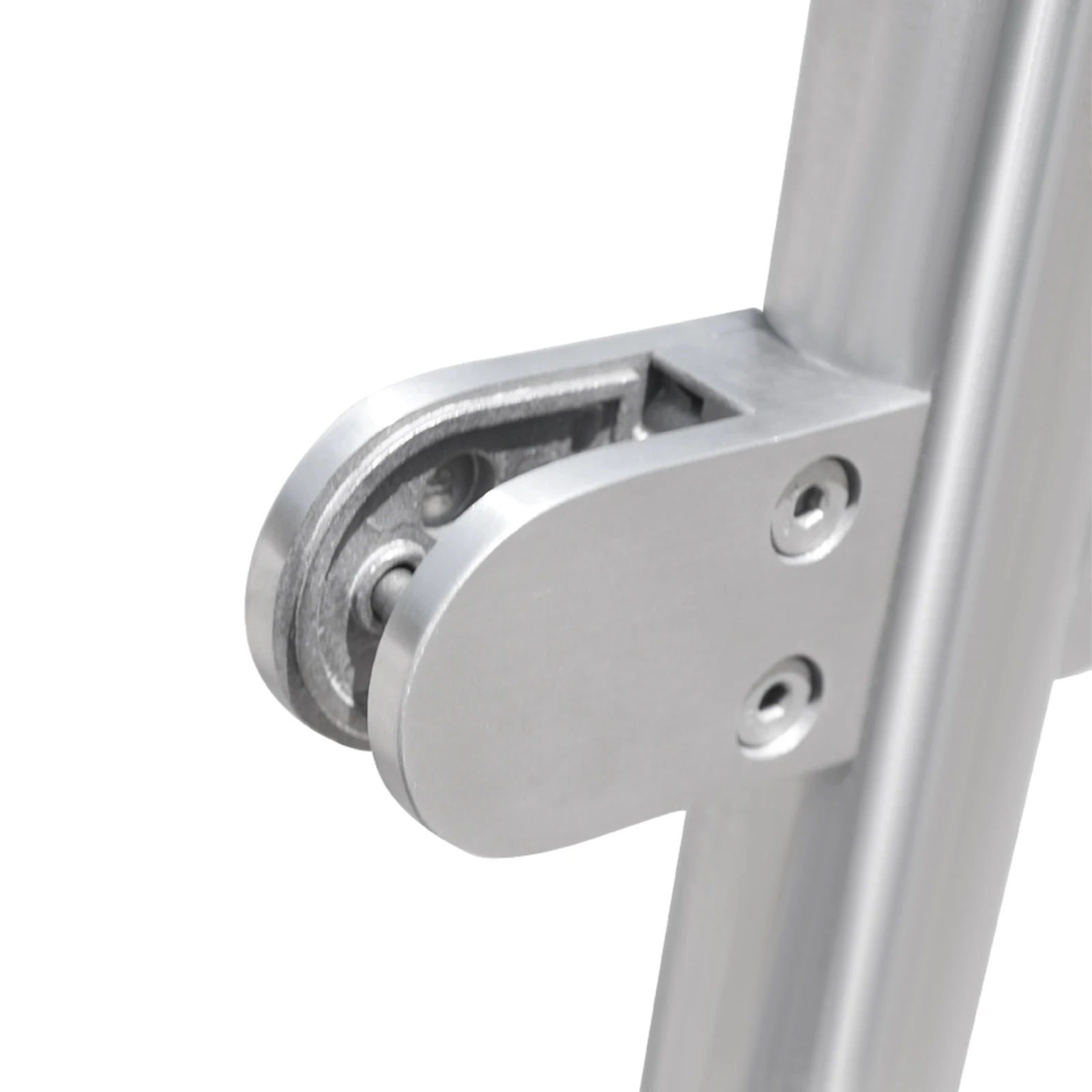 Stainless Steel Silver Balustrade High Glass Mid Post Railing Glazing Handrail