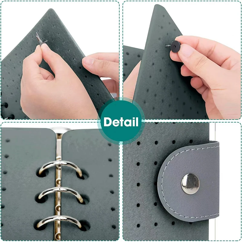 Felt Brooch Pin Display Storage Book DIY Badge Charms Organizer Booklet Badges Chest Souvenir Album Pin Holder Collection Gift