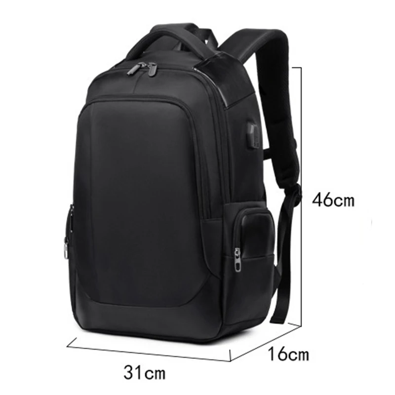 Large Capacity Men's Backpack Leisure Computer Backpack Business Bag Wear-resistant Travel Bag Waterproof Student Schoolbag