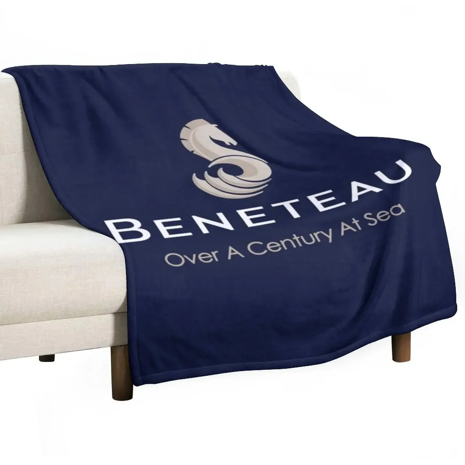 

Beneteau Sailboat Sailing yacht Throw Blanket Designers Bed Blankets