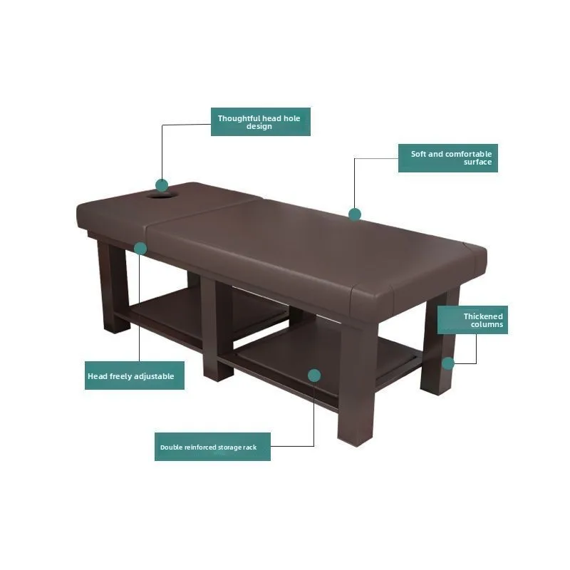 Folding Massage Bed Professional Beauty Therapy Table Spa Salon Treatment Couch for Acupuncture Moxibustion Tattoo Eyelash Cama
