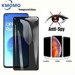 Anti-Spy Privacy Tempered Glass OPPO Reno 12F 5G 11F 8T 4G 8 Pro 8z 7 7z 6 6z 5 Full Cover Screen Protector