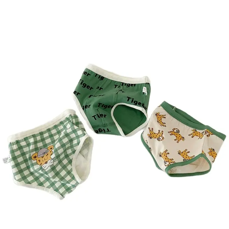 

3Pcs Pack boy underwear cartoon animal kid children underwear