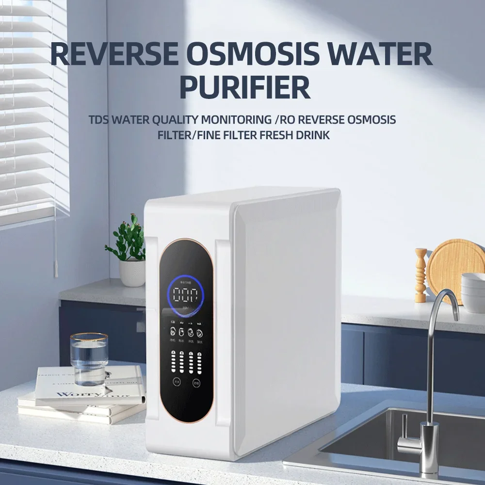 Household Direct Drinking Water Purifier Six Stage Filtration High-flow Water Filter RO Reverse Osmosis Tap Filtre Eau