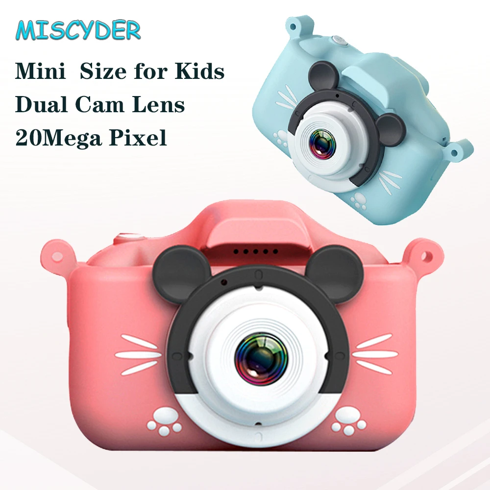 Kids Camera Digital Portable 2 inch HD Children Mini Camera for Birthday Christmas Gift Child Educational Toys Camera For Girl