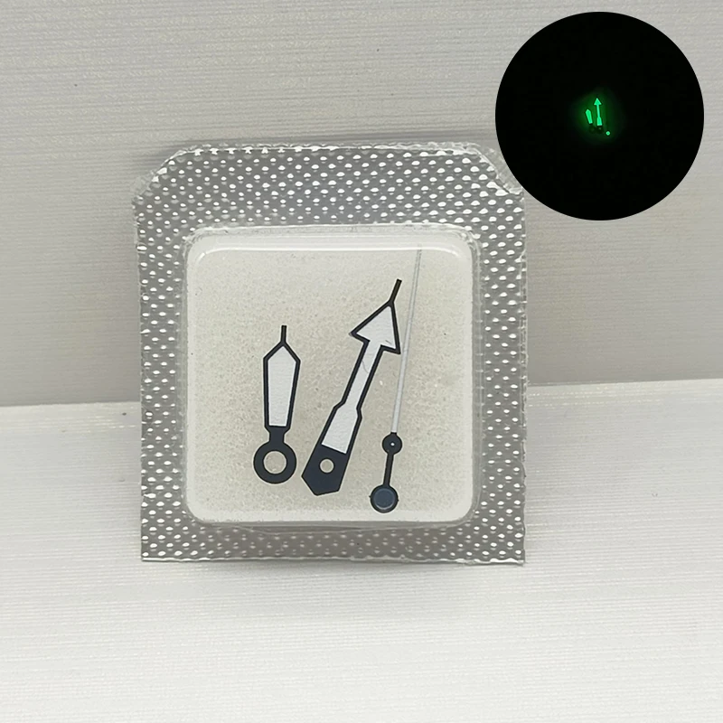 Lancette dell'orologio 9X13x13mm Verde Luminoso Adatto Adatto al Movimento 4R35 4R36 7S26 Per SKX007 SKX009 Cassa dell'orologio Accessori Parti