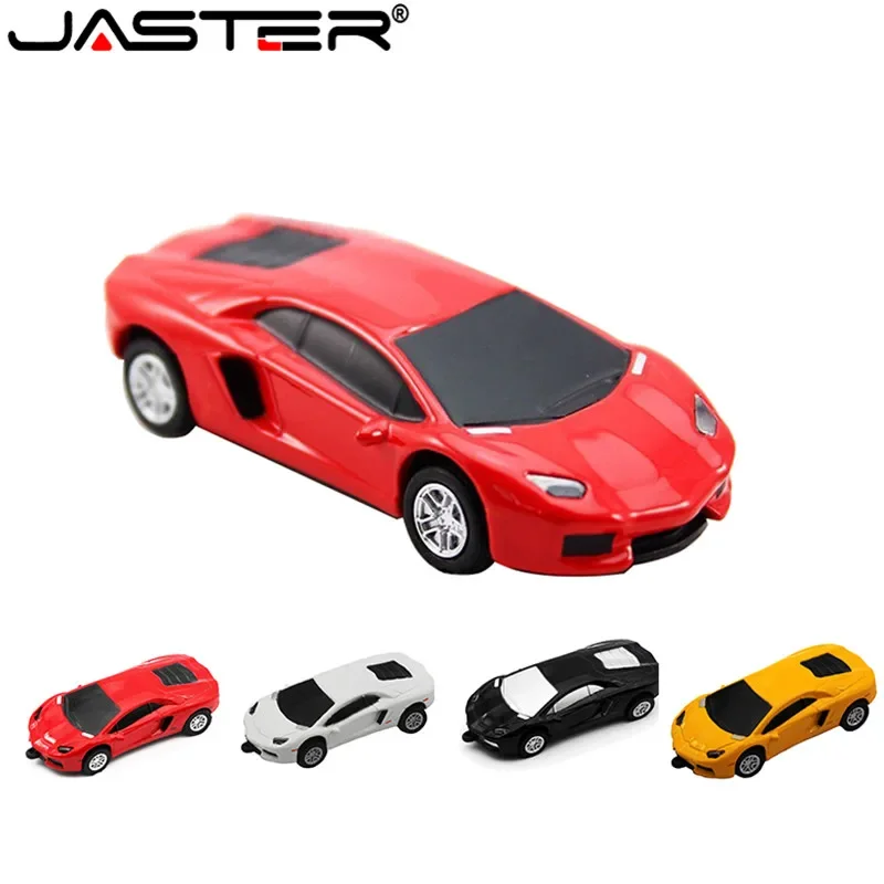 

JASTER cool red yellow withe car style usb2.0 4GB 8GB 16GB pen drive USB Flash Drive creative 32GB Pendrive