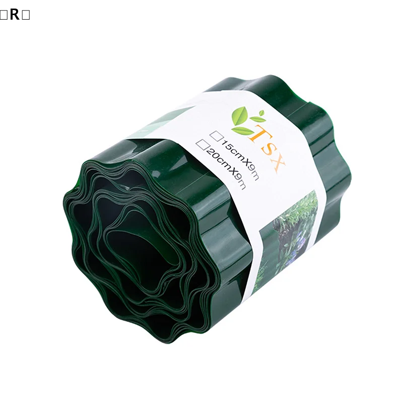 〔R〕10/15/20cm Plastic Garden Grass Lawn Edge Fence Path Flexible Lawn Edging Border Outdoor Yard Garden Accessories〔Winter2〕