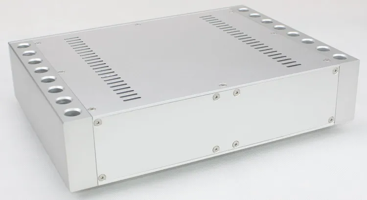 WA72 Aluminum Enclosure Preamp Chassis Power Amplifier Case/box Size 270*360*86mm view 2
