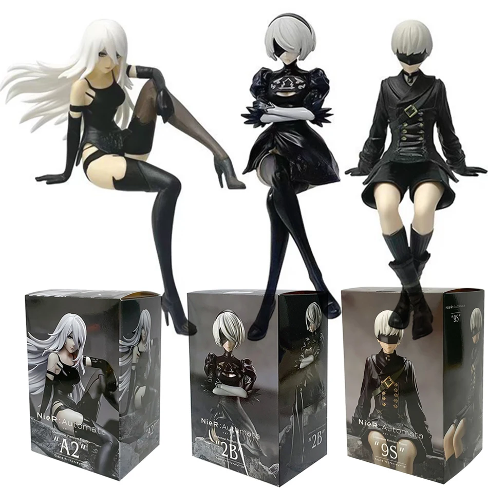 15CM NieR:Automata Yorha No. 2 Type B PVC Anime Action Figures Model Collection Ornament Anime Cartoon Model Toy Gift