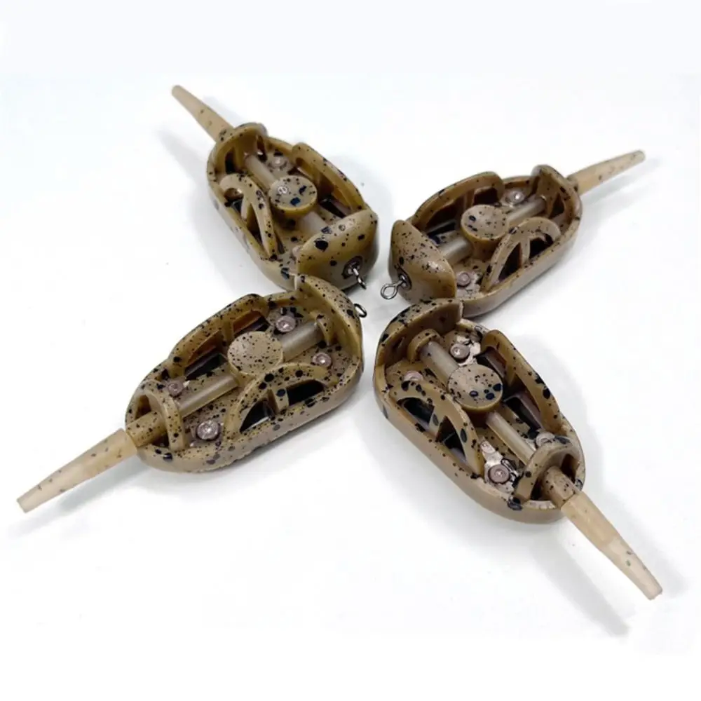 20g/30g/40g/50g/60g Method Feeder Lead Weight Mold Included Carp Feeder Kit European Type Cage Style Inline Feeder Carp Fishing view 5
