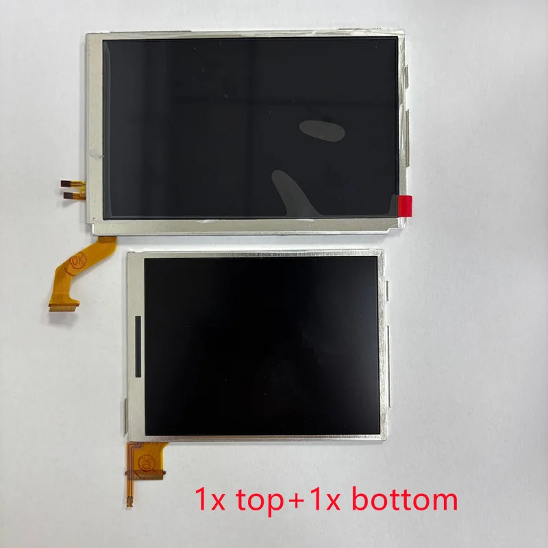 2PCS/Lot for 2012 Nintend 3DSXL Top Upper or Bottom Lower Down LCD Display Screen for Old Big 3DS XL/LL Replacement