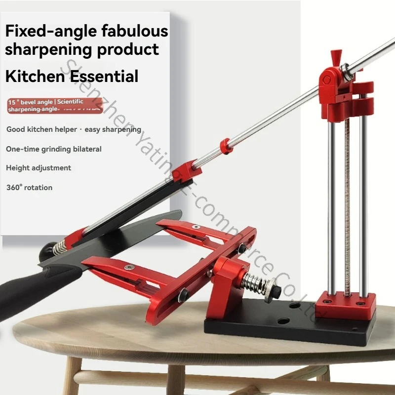 Knife Sharpener Adjustable Turnable Knife Sharpener Gantry Fixed Angle Aluminum Alloy Knife Sharpener