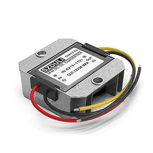 Input 5-11v Aluminum Boost Converter Output Dc 12v Regulator Module 3a 36w