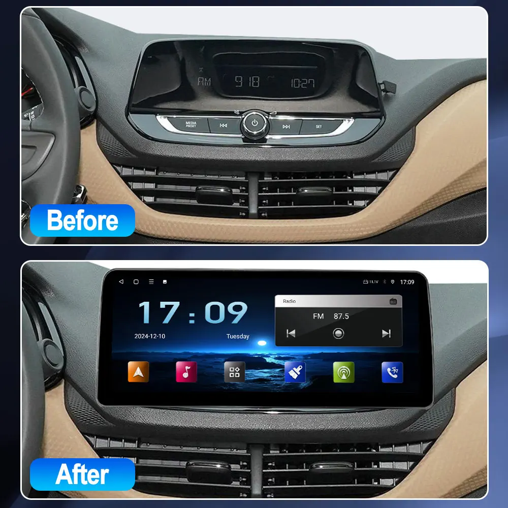 Android 13 Car Radio For Chevrolet Cavalier 2020-2022 Carplay Auto Multimedia Stereo 360 Camera Navi GPS AI Voice Intelligent 5G