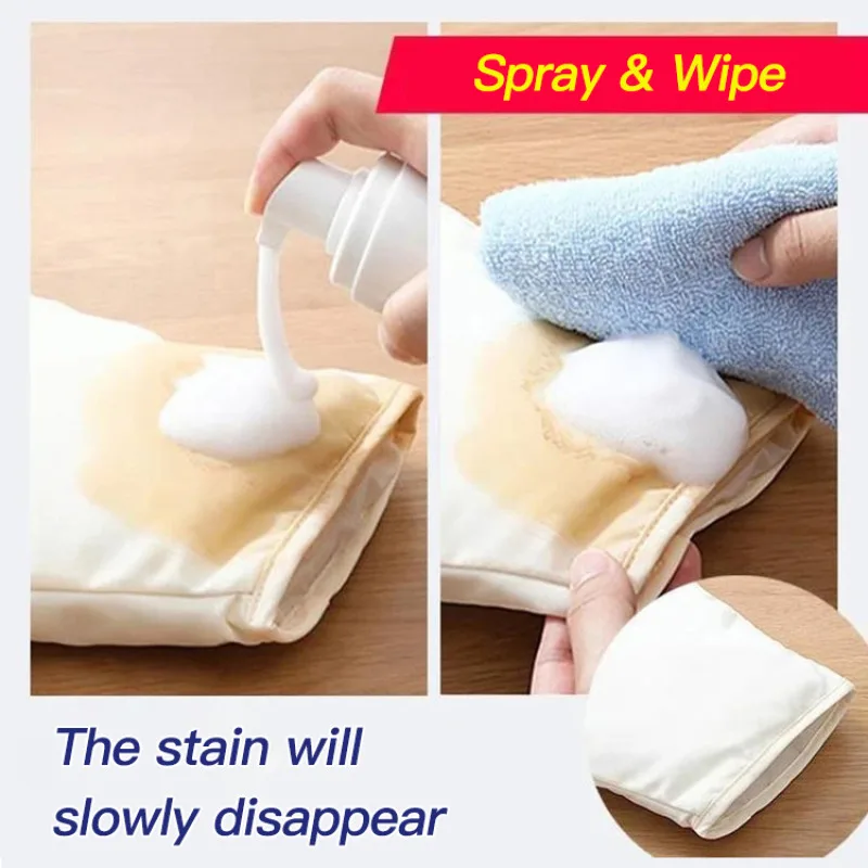 Foam Cleaner Clothing Cleaner Down Jacket Dry Cleaning Carpet Curtain Cleaner Water Free Stain Remover Clothes Stain Removal