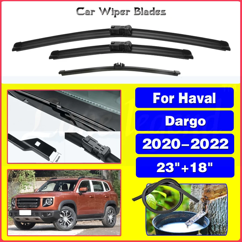 Car Winshield Wiper For Haval Dargo 2020 2021 2022 Front Rear Windscreen Window Blades Accessories Brushes Cutter