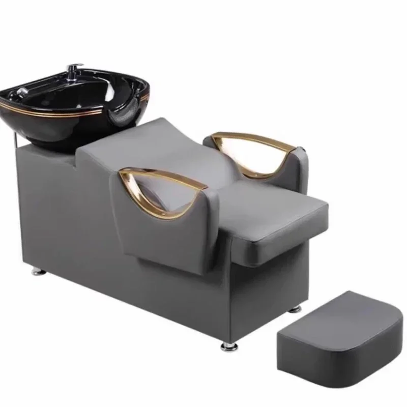 Hair Salon Exclusive Shampoo Chair Comfortable Luxury Hair Washing Chair Comfortable Luxury Chaise De Coiffure Salon Furniture