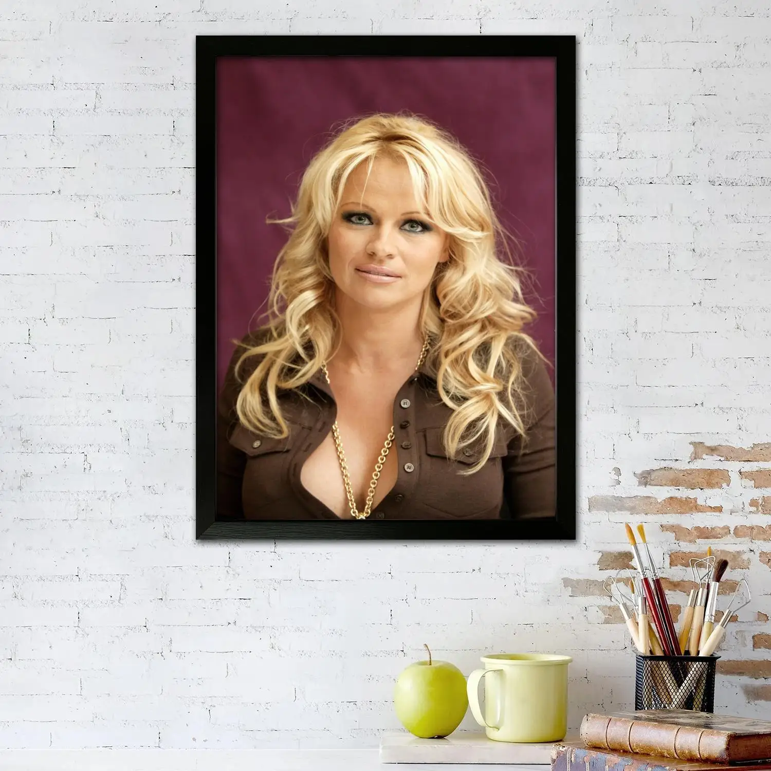 Pamela Anderson Poster Prints Wall Art Canvas Painting Poster For Modern Family Living Room Home Decor