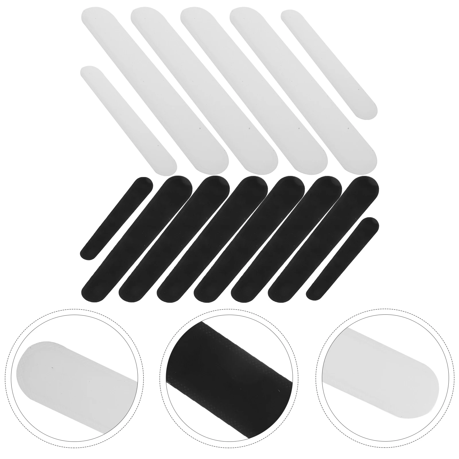 

20 Pcs Sweat Pad Caps Stains Pads Baseball Hat Liner Absorbent Sweatband Accessories