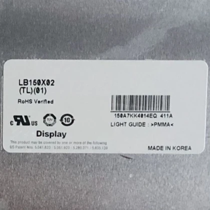 

LB150X02 TL01 LB150X02(TL)(01) LB150X02-TL01 1024*768 Laptop LCD SCREEN Panel