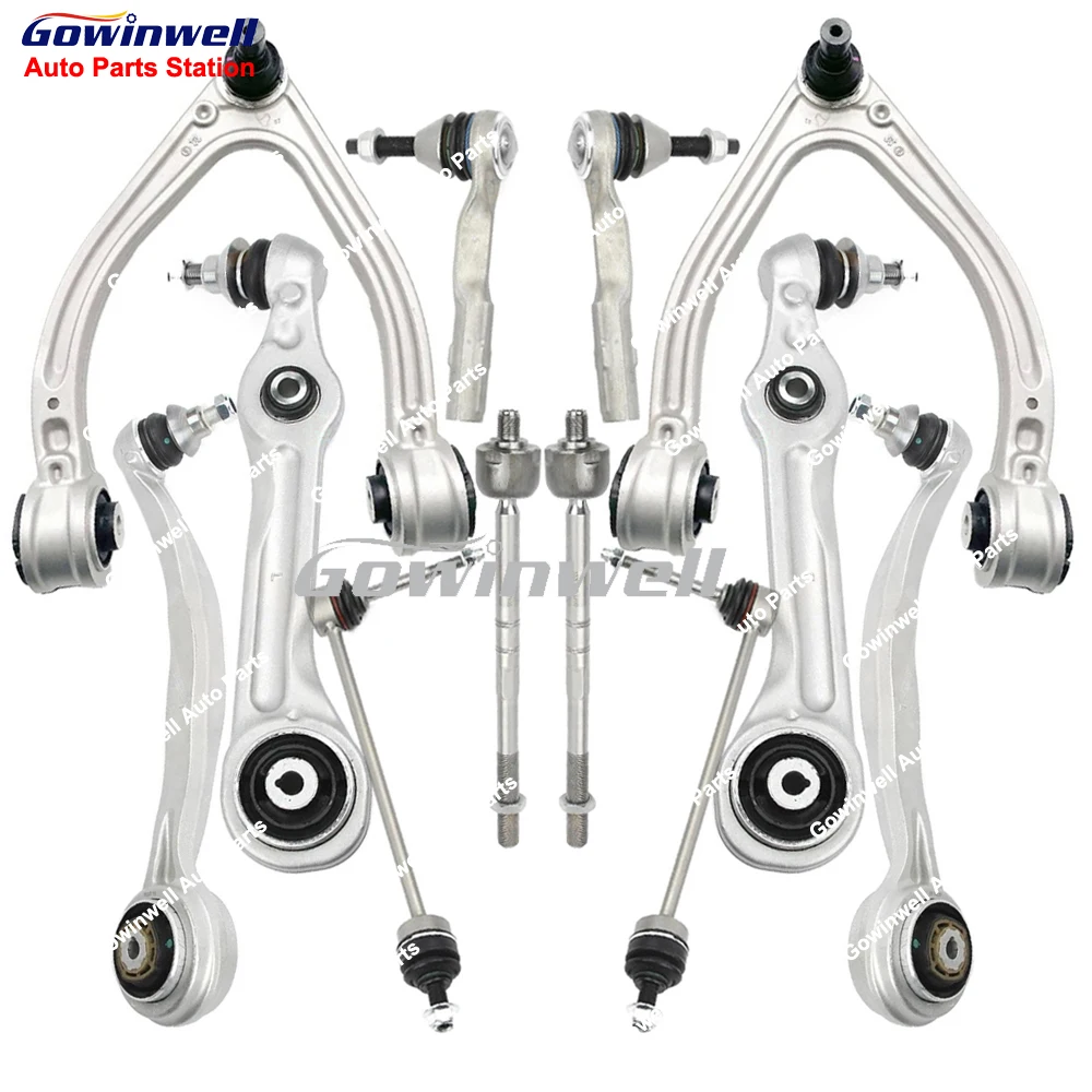 

12 шт., рычаг управления передней подвеской, шаровой шарнир, стабилизатор, тяга, комплекты рулевой тяги для Mercedes Benz S Class W222 A217 2WD A 2223302401