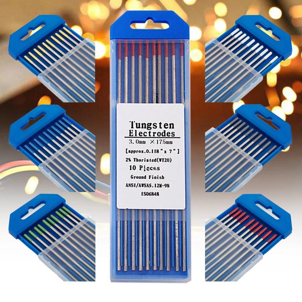 Вольфрамовые электроды Профессиональные сварочные электроды WT20 WC20 WL20 WL15 WZ8 WP WY20 WR20 E3 1,6 мм 2,4 мм 3,2 мм Тиг стержни Вольфрамовые электроды Профессиональные сварочные электроды WT20 WC20 WL20 WL15 WZ8 WP WY20 WR20 E3 1,6 мм 2,4 мм 3,2 мм Тиг стержни