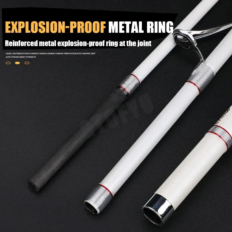 Cana de Carbono Portatil para Embarcacion Jigging y Senuelo Giratorio - imagen 4