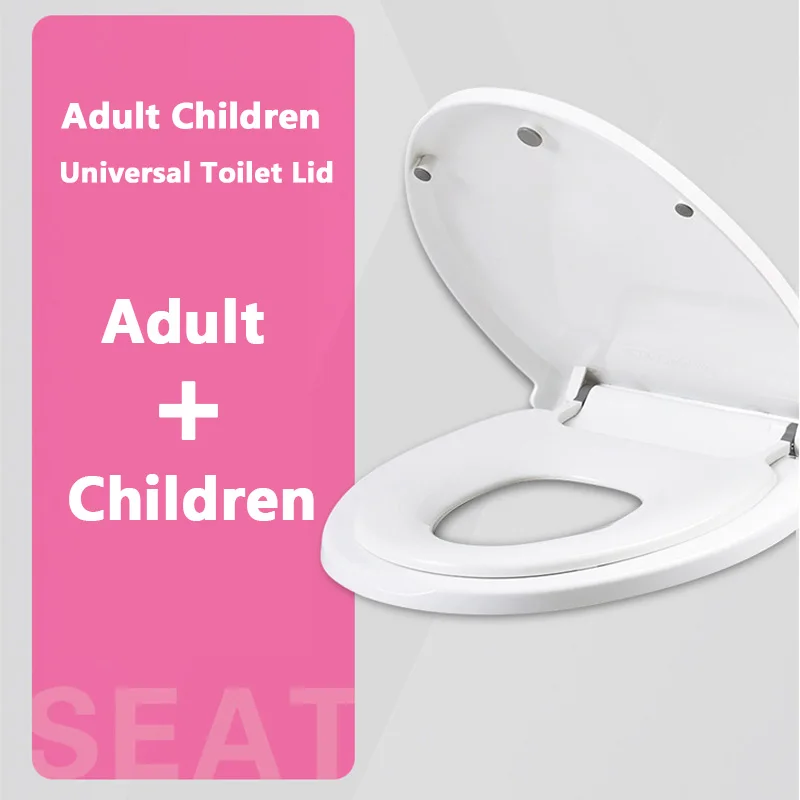 Household Toilet Seat Cover Dual-purpose Adult Children's Pot Double Layer Potty Training Cover Pot Bebe Toilette Toilet Adapter