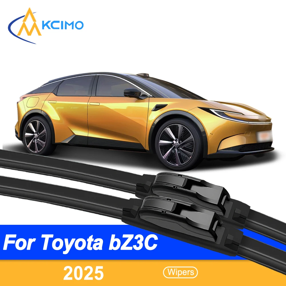 

For Toyota bZ3C 2025 Car Front Wiper Blades - All Weather Silent Windshield Wiper Accessories 2pcs