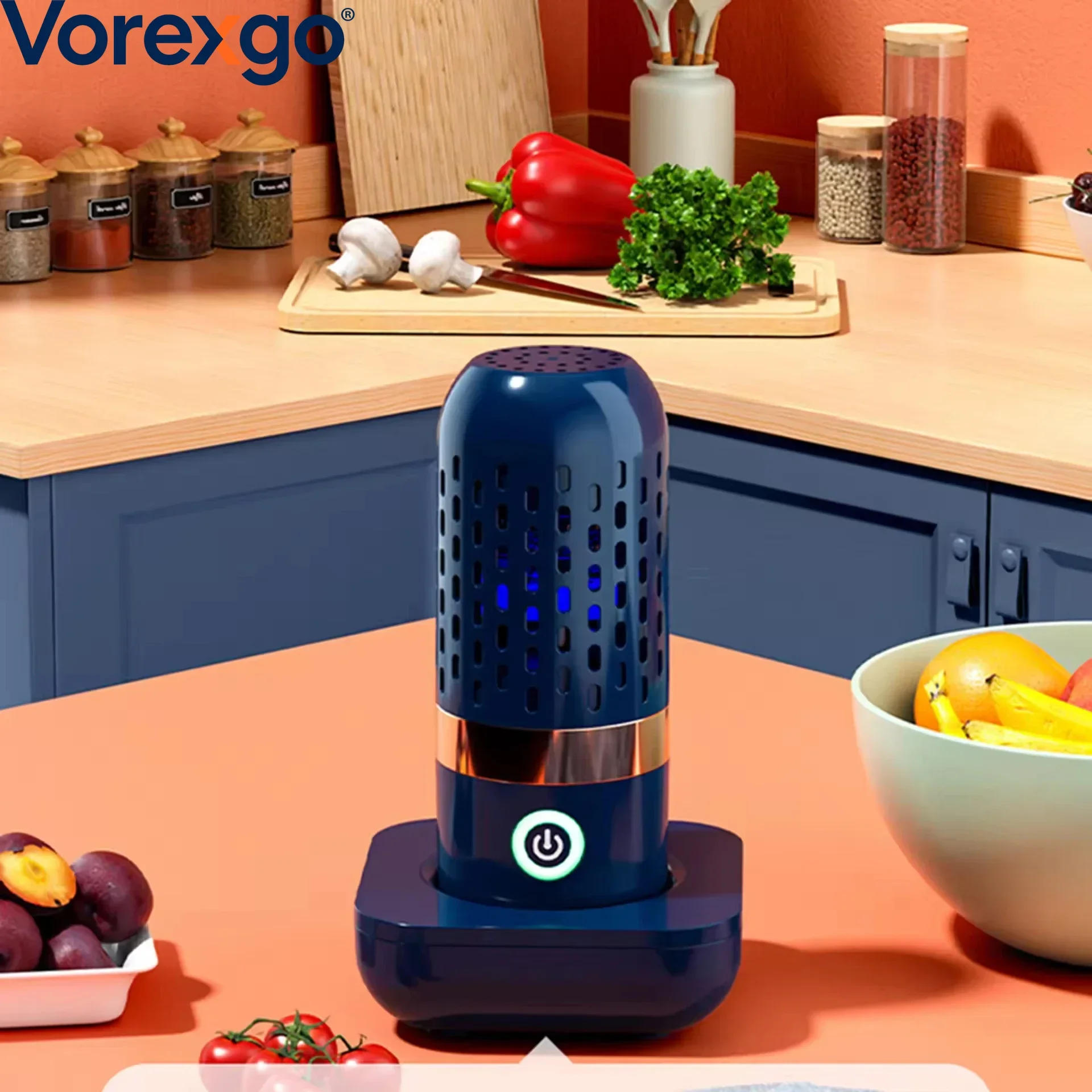Kitchen Household Capsule Fruit and Sterilization Portable Wireless Agricultural Residue Automatic Vegetable Washing Machine