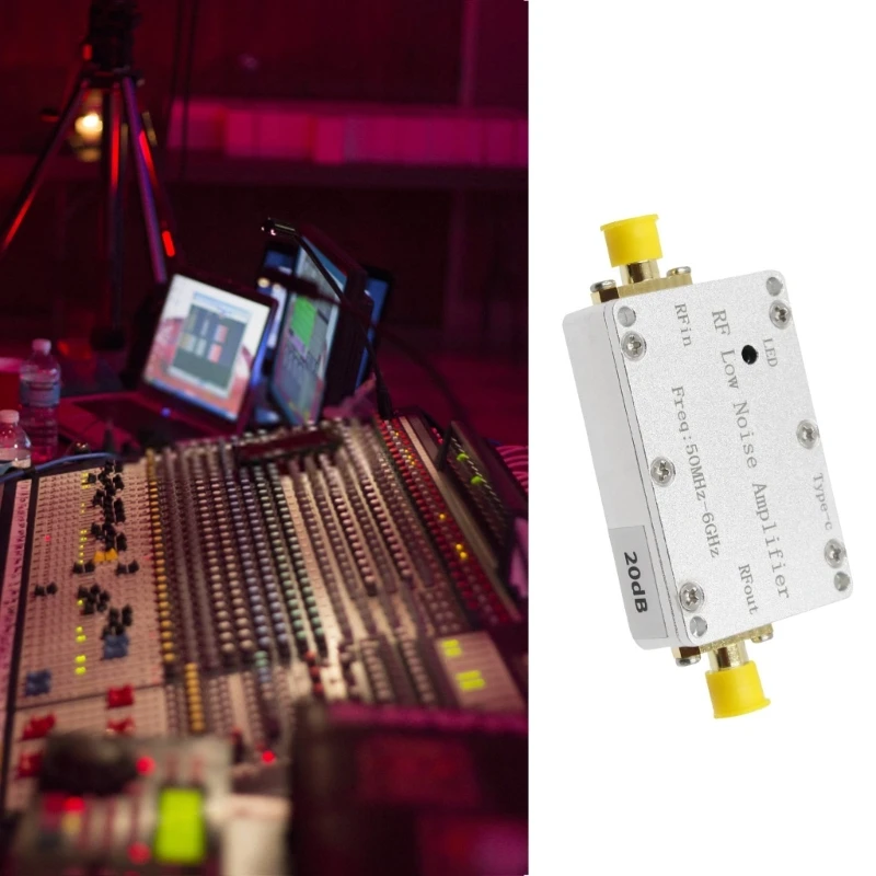 CG 20DB 30DB 50MHz-6GHz Low Noise Amplifiers Connectors High Gains Wideband Amplifiers for RF Signal Drive Receiver