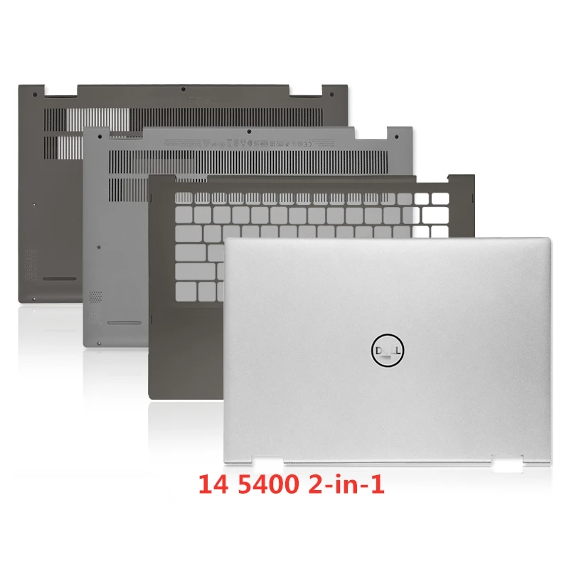 New Laptop For Dell Inspiron 14 5400 2-in-1 Back Cover Top Case/Front Bezel/Palmrest/Bottom Base Cover Case