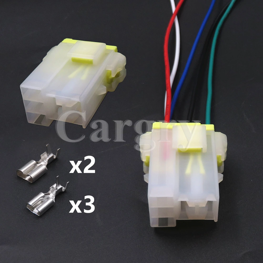 

1 Set 5P Car Starter Cable Socket Auto Plastic Housing Wire Electrical Connector Auto Modification Plug