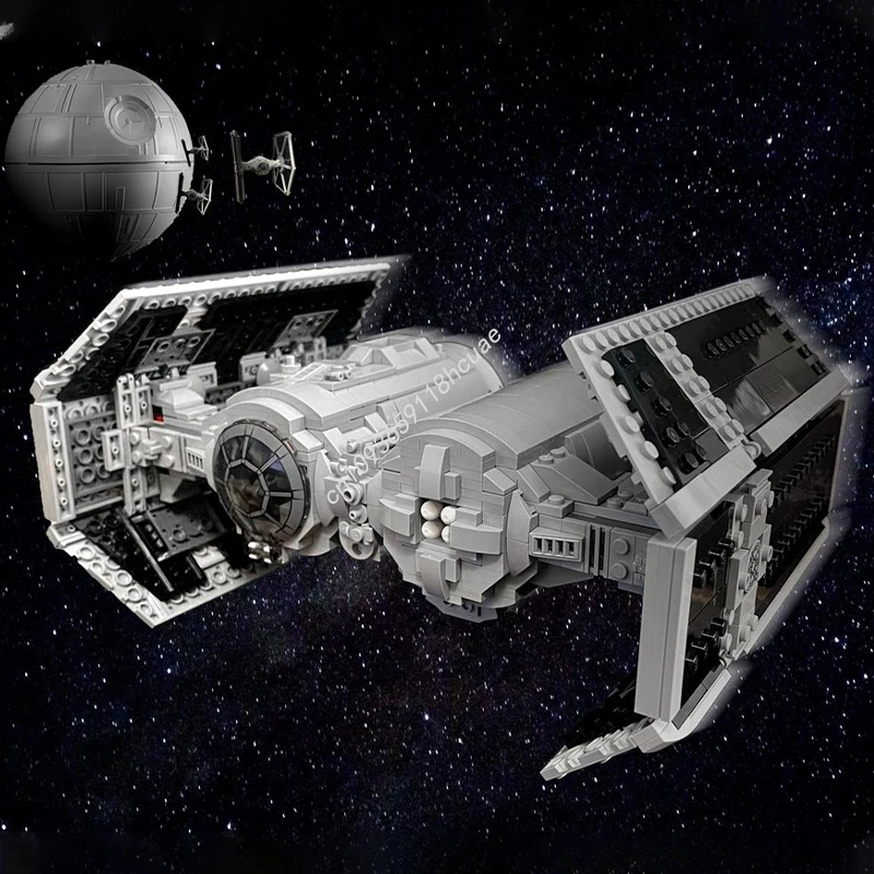 976 elementów MOC Tie Bomber Model Bitwy Gwiezdnej Klocki Zabawki Architektura DIY Kreatywny pomysł Prezent na Boże Narodzenie