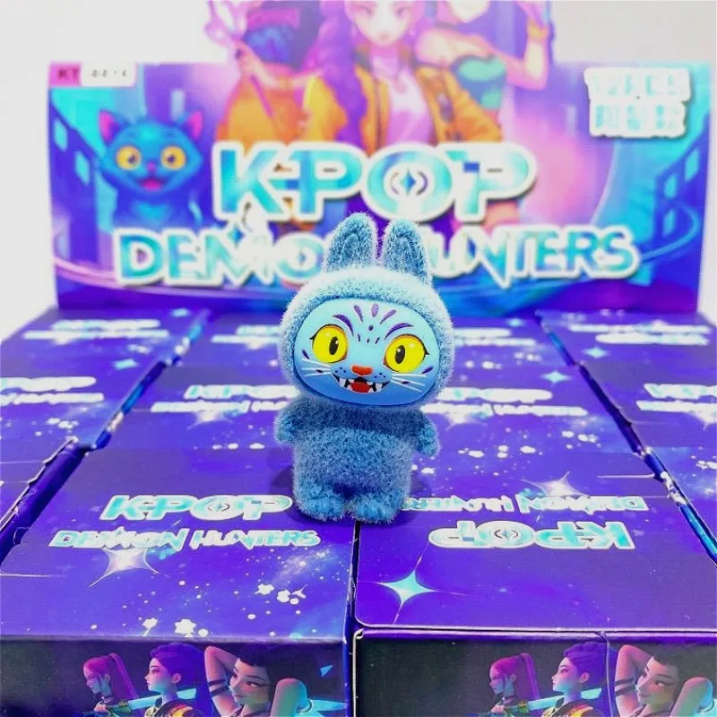 8pcs KPop Demon Hunters Anime Tiger Rumi Mira Zoey Blind Box Toy Action Figure Soft Model Collection Kids Christmas Gift