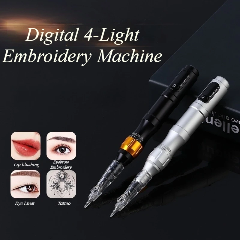 Rotary Permanent Makeup Machines Professional Micropigmentation Machine Wireless Tattoo Pen Rechargeable Battery Tattoos Devices