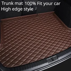 PU Leather Custom Car Trunk Mats for Mercedes Benz S Class W221 W222 W223 C217 Interior Details Car Accessories Carpet