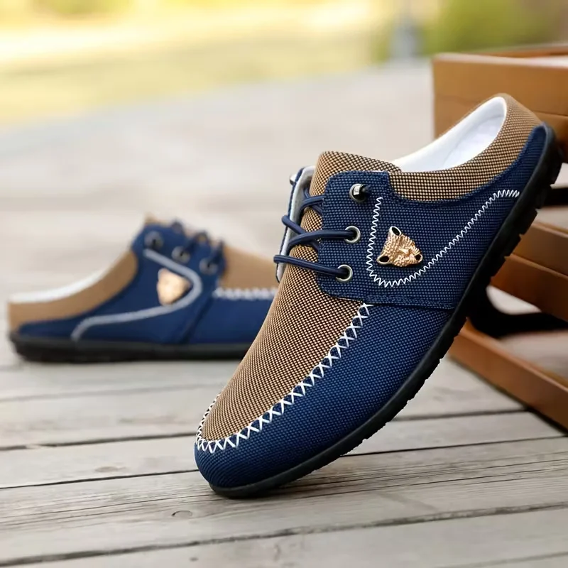 Lässige, atmungsaktive Mesh-Slip-On-Herrenschuhe ohne Absatz, Slip-On-Clogs, leichte, vielseitige Sommersandalen für den Außenbereich, bequeme Freizeit-Pantoletten mit weicher Sohle – Detail 5